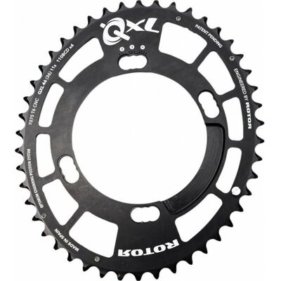 Rotor Rotor QXL Kettenblatt - 46Z Schwarz - Shimano 110 BCD Rotor Rotor QXL Kettenblatt - 46Z Schwarz - Shimano 110 BCD