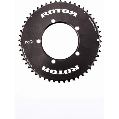 Rotor NoQ Rund Aero Rennradkettensatz - Schwarz - 110mm Rotor NoQ Rund Aero Rennradkettensatz - Schwarz - 110mm