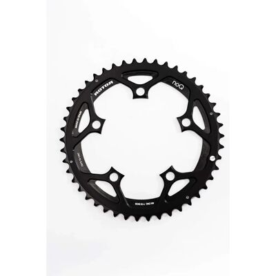 Rotor NoQ 34 Zähne Kettenblatt - 110 BCD - Schwarz - Rennrad Teil Rotor NoQ 34 Zähne Kettenblatt - 110 BCD - Schwarz - Rennrad Teil