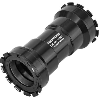 Rotor UBB4630 Boîtier de Pédalier en Acier - Noir - BB386 - Axe de 30mm - Publicité Rotor UBB4630 Boîtier de Pédalier en Acier - Noir - BB386 - Axe de 30mm - Publicité
