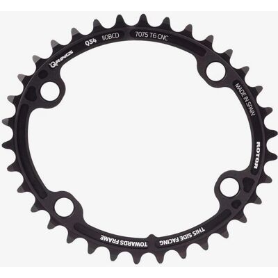 Rotor Aldhu 3D+ Q-Rings BCD110x4 - Fahrrad-Kettenblatt Rotor Aldhu 3D+ Q-Rings BCD110x4 - Fahrrad-Kettenblatt