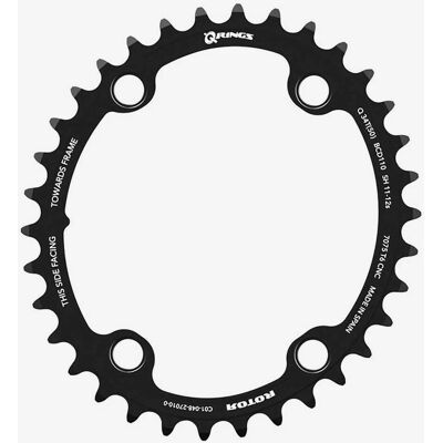 Plateau intérieur Rotor Q-Rings 4B 110 Bcd - Argenté - Chaîne de vélo - Publicité Plateau intérieur Rotor Q-Rings 4B 110 Bcd - Argenté - Chaîne de vélo - Publicité