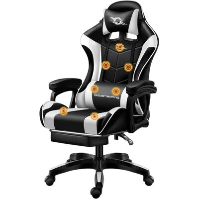 Silla Gaming PowerGaming - Sistema de Masaje de 7 Puntos Silla Gaming PowerGaming - Sistema de Masaje de 7 Puntos