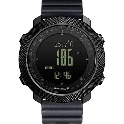Garmin - North Edge Apache - Correa Silicona Negra - Reloj Digital Garmin - North Edge Apache - Correa Silicona Negra - Reloj Digital