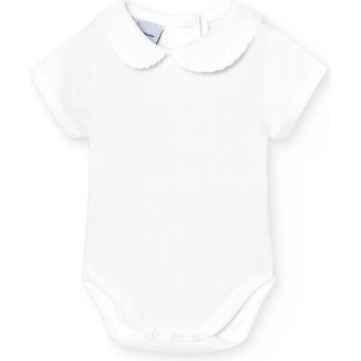 Body bébé BABIDU à manches courtes coton piqué 9 mois Body bébé BABIDU à manches courtes coton piqué 9 mois
