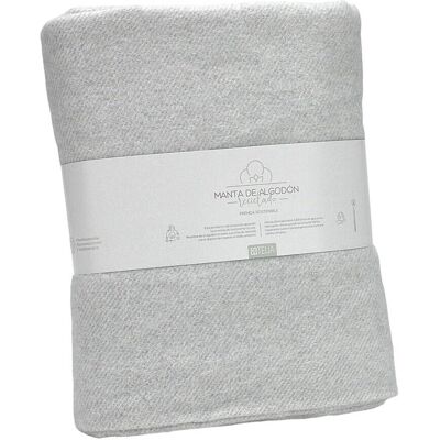 Alexandra House Living Lares Pearl Gray 125 x 180 cm Blanket Alexandra House Living Lares Pearl Gray 125 x 180 cm Blanket