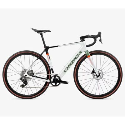 Orbea Gain M31e 1X 2023 Bicicleta eléctrica Gravel Blanco Verde Artichoke - E-Bike Orbea Gain M31e 1X 2023 Bicicleta eléctrica Gravel Blanco Verde Artichoke - E-Bike
