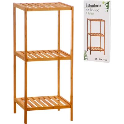 Estantes de Bambú Caison - Natural - Estanterías para baño Estantes de Bambú Caison - Natural - Estanterías para baño