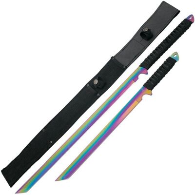 Ninja - H0128c - Regenbogen - Set - Machete Ninja - H0128c - Regenbogen - Set - Machete