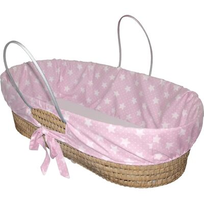 PEKEBABY Kinderwagenmandhoes - Roze PEKEBABY Kinderwagenmandhoes - Roze