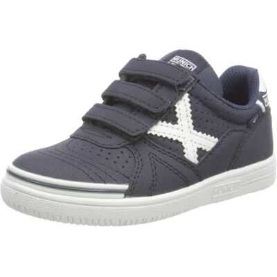 Chaussures Munich G3 Kids Velcro Bleues - Football intérieur enfants Chaussures Munich G3 Kids Velcro Bleues - Football intérieur enfants