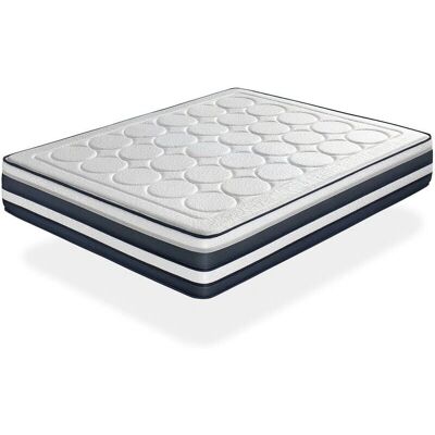 Materasso Memolatex - 90x190 - Viscoelastico con carbone - Supporto lombare Materasso Memolatex - 90x190 - Viscoelastico con carbone - Supporto lombare