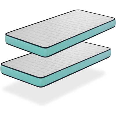 DORMALIT Materasso 80x200 - 14cm - Comfort Morbido - Ergonomico DORMALIT Materasso 80x200 - 14cm - Comfort Morbido - Ergonomico