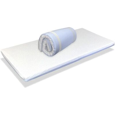 DORMALIT Materasso per lettino da viaggio - 120x60, blu, 5cm DORMALIT Materasso per lettino da viaggio - 120x60, blu, 5cm