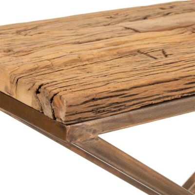 Wanderlust Deco - Consola de madera y metal - 112x37x82cm - Cobrizo Wanderlust Deco - Consola de madera y metal - 112x37x82cm - Cobrizo