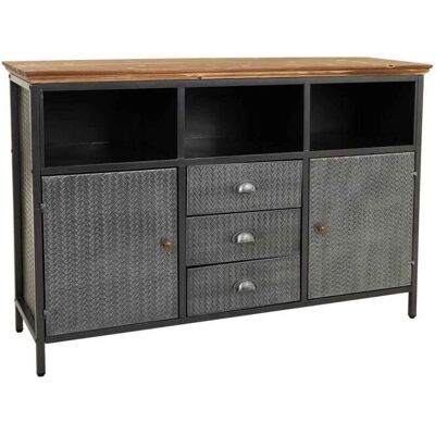 Wanderlust Deco Aparador en Metal y Madera - Multicolor Wanderlust Deco Aparador en Metal y Madera - Multicolor