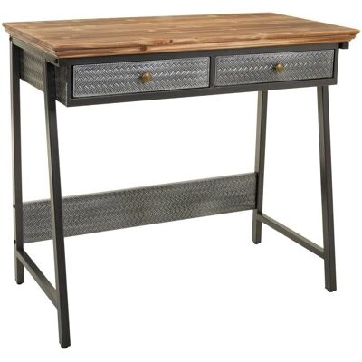 Wanderlust Deco Mueble de entrada - Metal y madera Moderno Funcional 83.5x45.5x75 cm Wanderlust Deco Mueble de entrada - Metal y madera Moderno Funcional 83.5x45.5x75 cm