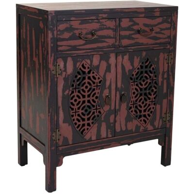 Recibidor Rojo Alexandra House Living - Mueble de entrada Recibidor Rojo Alexandra House Living - Mueble de entrada