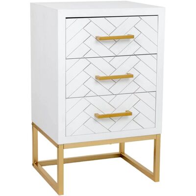 Wanderlust Deco - 3-drawer - WoodMetal - 43x37x70h - Cómoda Wanderlust Deco - 3-drawer - WoodMetal - 43x37x70h - Cómoda