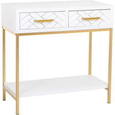 WANDERLUST DECO - 2-drawer - Madera y Metal - Console WANDERLUST DECO - 2-drawer - Madera y Metal - Console