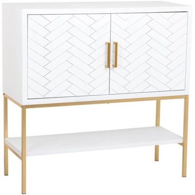 WANDERLUST DECO - Aparador 2P - Acabado blanco - Sideboard WANDERLUST DECO - Aparador 2P - Acabado blanco - Sideboard