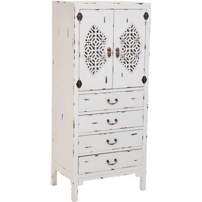 WANDERLUST DECO - 4-drawer 2-door - Blanco - wardrobe WANDERLUST DECO - 4-drawer 2-door - Blanco - wardrobe