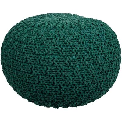 Pouffe de poliestireno verde oscuro de Alexandra House Living Pouffe de poliestireno verde oscuro de Alexandra House Living