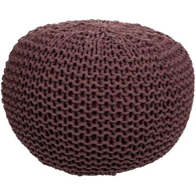 Pouffe en polystyrène marron foncé Alexandra House Living - Mobilier - Publicité Pouffe en polystyrène marron foncé Alexandra House Living - Mobilier - Publicité