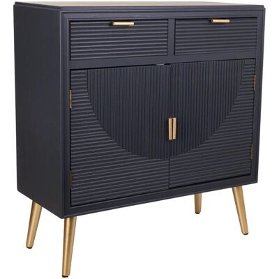 Recibidor Alexandra House Living - Gris Dorado - 2 Puertas, 2 Cajones - 80x36x85.5 cm Recibidor Alexandra House Living - Gris Dorado - 2 Puertas, 2 Cajones - 80x36x85.5 cm
