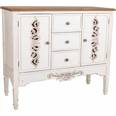 ALEXANDRA HOUSE LIVING Aparador Blanco de Madera - Credenza ALEXANDRA HOUSE LIVING Aparador Blanco de Madera - Credenza