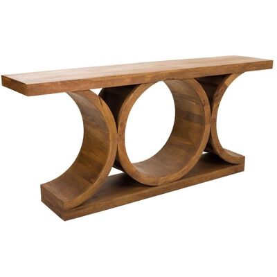 WANDERLUST DECO Consola de Mango Madera Rústica - Mesa de Consola WANDERLUST DECO Consola de Mango Madera Rústica - Mesa de Consola