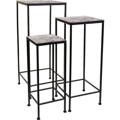 Soporte para Maceta Alexandra House Living Hierro Negro - Muebles Soporte para Maceta Alexandra House Living Hierro Negro - Muebles