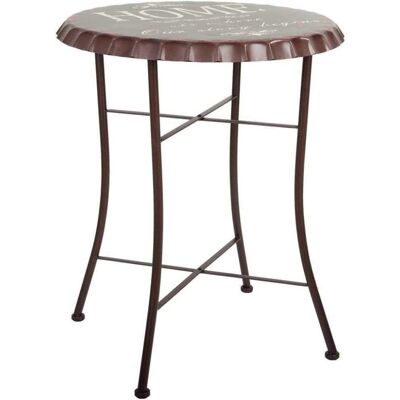 Wanderlust Deco - Mesa Redonda de Metal - Moderna y Duradera Wanderlust Deco - Mesa Redonda de Metal - Moderna y Duradera