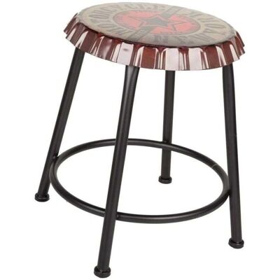 Tabouret Alexandra House Living Fer Noir - MobilierMaisonTabouret - Publicité Tabouret Alexandra House Living Fer Noir - MobilierMaisonTabouret - Publicité