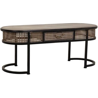 WANDERLUST DECO Table d'appoint en métal - 110x42x45 - Publicité WANDERLUST DECO Table d'appoint en métal - 110x42x45 - Publicité