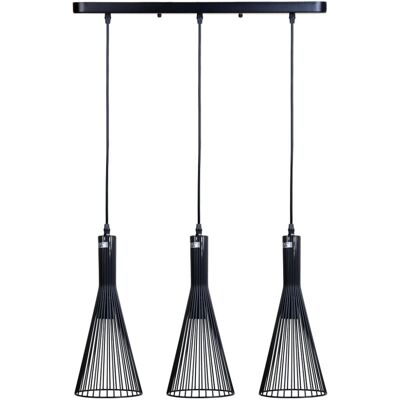 Wanderlust Deco - Lámpara de Techo Negra Moderna - Para Espacios Pequeños Wanderlust Deco - Lámpara de Techo Negra Moderna - Para Espacios Pequeños