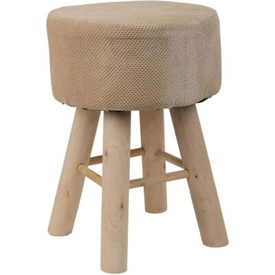 Taburete Marrón Bambú Madera de pino MDF - Mueble Taburete Marrón Bambú Madera de pino MDF - Mueble