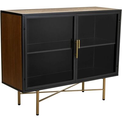 Credenza ALEXANDRA HOUSE LIVING - Madera Metal 35x80x100cm Credenza ALEXANDRA HOUSE LIVING - Madera Metal 35x80x100cm