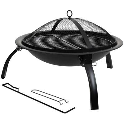 Wanderlust Deco D51x39h cm - Barbacoa - Negro - Metal Wanderlust Deco D51x39h cm - Barbacoa - Negro - Metal