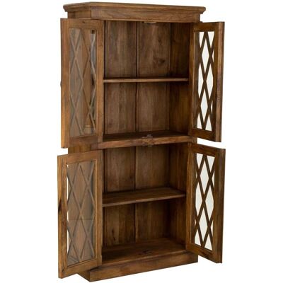 Wanderlust Deco - Vitrina de madera y cristal - 90x40x183cm Wanderlust Deco - Vitrina de madera y cristal - 90x40x183cm