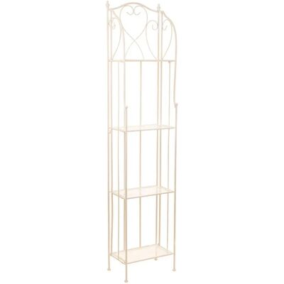 Biała Metalowa Półka Alexandra House Living - 25x90x30cm Biała Metalowa Półka Alexandra House Living - 25x90x30cm