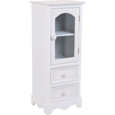Wanderlust Deco - Vitrina - White - 32x26x80 cm - Display Cabinet Wanderlust Deco - Vitrina - White - 32x26x80 cm - Display Cabinet