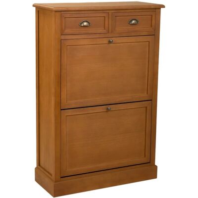 Wanderlust Deco - Zapatero de madera - Marrón - Shoe Cabinet Wanderlust Deco - Zapatero de madera - Marrón - Shoe Cabinet