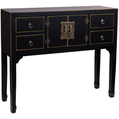 Wanderlust Deco - Buffet d'entrée - 4 tiroirs - 2 portes - Cabinet - Publicité Wanderlust Deco - Buffet d'entrée - 4 tiroirs - 2 portes - Cabinet - Publicité