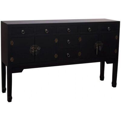 Wanderlust Deco Buffet - 7 tiroirs, 2 portes, 128x26x78 - Publicité Wanderlust Deco Buffet - 7 tiroirs, 2 portes, 128x26x78 - Publicité