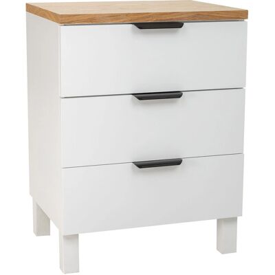 Wanderlust Deco - 3-drawer - 45x35x60 cm - bois - commode - Publicité Wanderlust Deco - 3-drawer - 45x35x60 cm - bois - commode - Publicité
