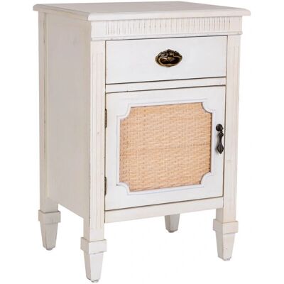 Wanderlust Deco - WL-WhiteLac-1D-1G - 1 Drawer - White Lacquer - Cabinet Wanderlust Deco - WL-WhiteLac-1D-1G - 1 Drawer - White Lacquer - Cabinet
