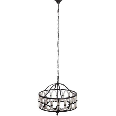 Lámpara de techo Wanderlust Deco - Redonda de madera y metal - Estilo moderno Lámpara de techo Wanderlust Deco - Redonda de madera y metal - Estilo moderno