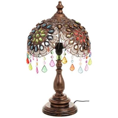 Wanderlust Deco - Crystal Bead Lamp - Metal con cristales acrílicos de colores - Lamp Wanderlust Deco - Crystal Bead Lamp - Metal con cristales acrílicos de colores - Lamp