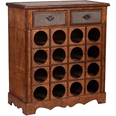 Wanderlust Deco - Bottle chest - 63x31x69.5h cm - meuble - Publicité Wanderlust Deco - Bottle chest - 63x31x69.5h cm - meuble - Publicité